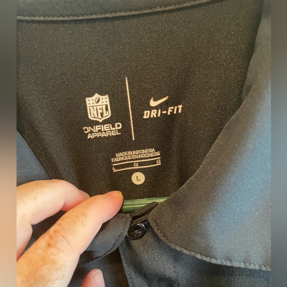 Nike NFL Arizona Cardinals Polo Dri-Fit On Field Apparel Size Large L Men’s - Picture 5 of 12